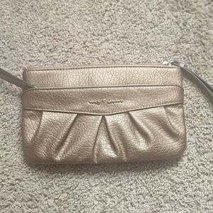 Juicy Couture Metallic Gold Wristlet